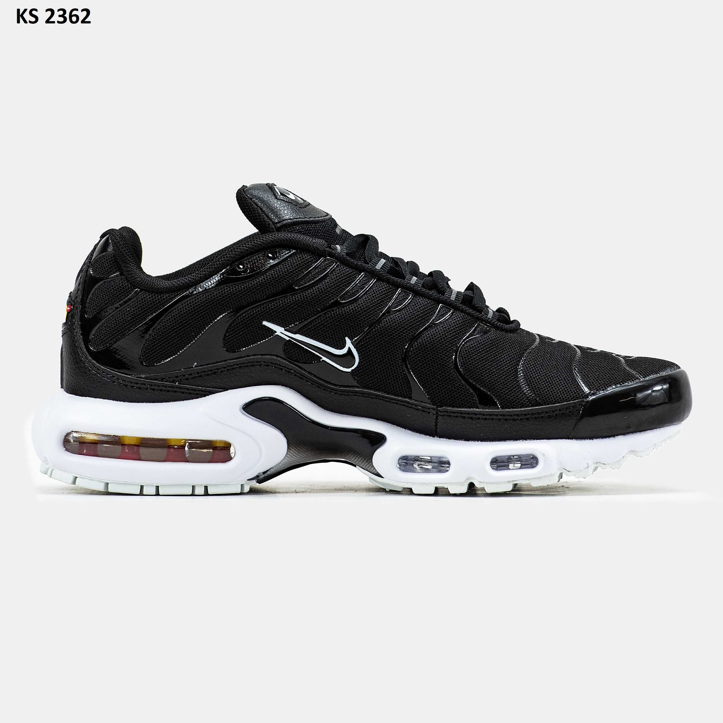 Кросівки Nike Air TN Max Plus Black White. Арт: KS 2362