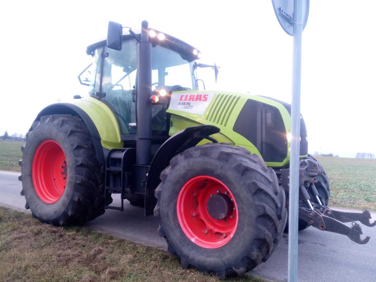 ciągnik rolniczy claas axion 850 z 2010r clas 250koni