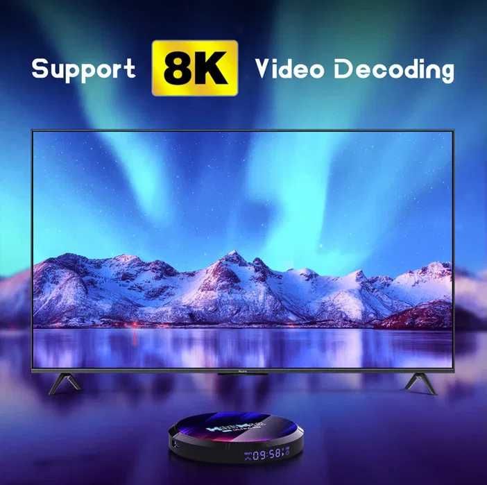 Приставка Smart TV Box H96 MAX 4GB/32GB Android 13.0
