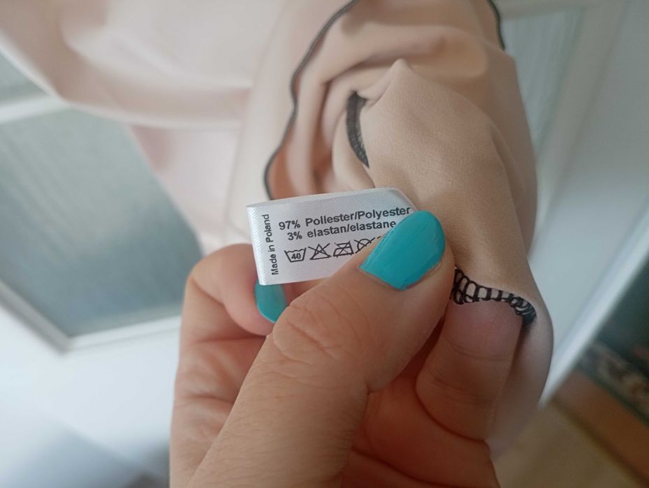 Satynowa koszulka nocna,L