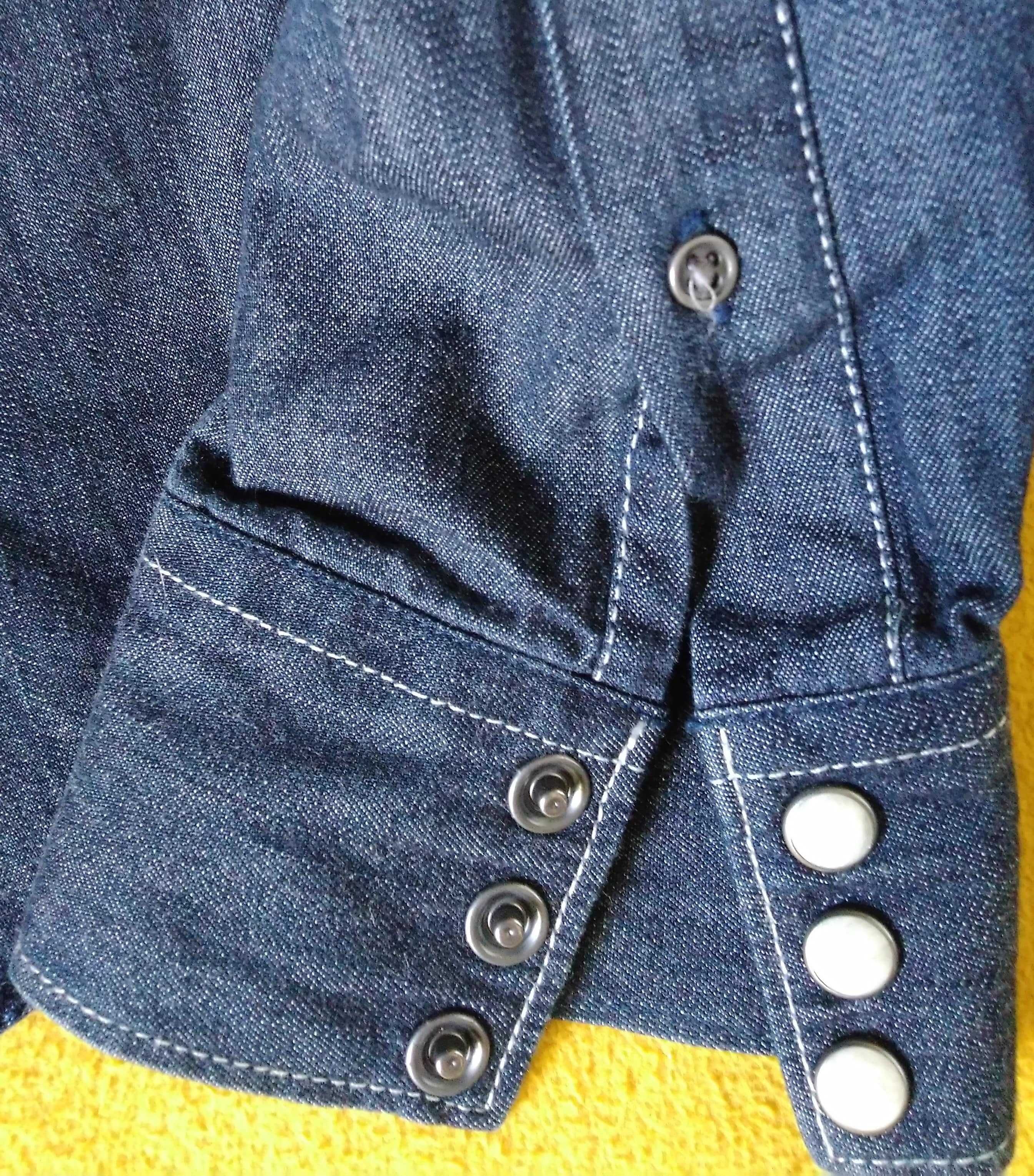 męska koszula Cubus rozm. M (102) napy, regularna, kolor jeans