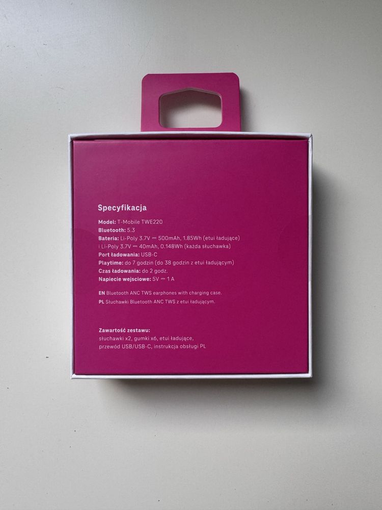 Słuchawki bezprzewodowe T-mobile TWE220