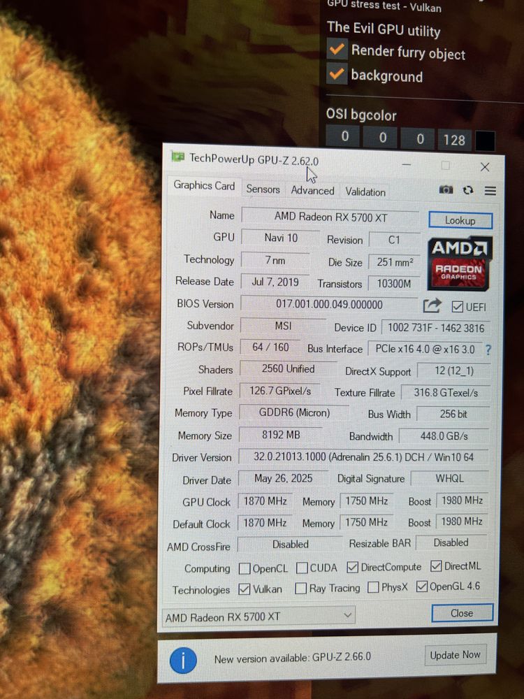 MSI RX 5700 XT 8 gb в отличном состоянии