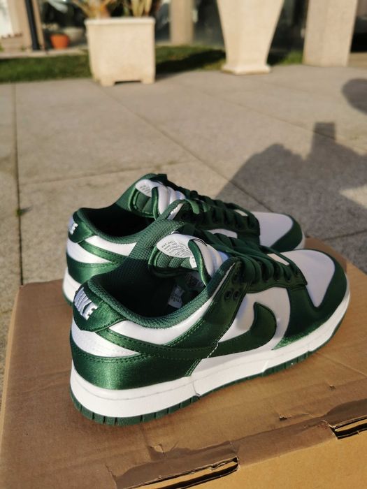 Nike Dunk Low Michigan State Satin 38