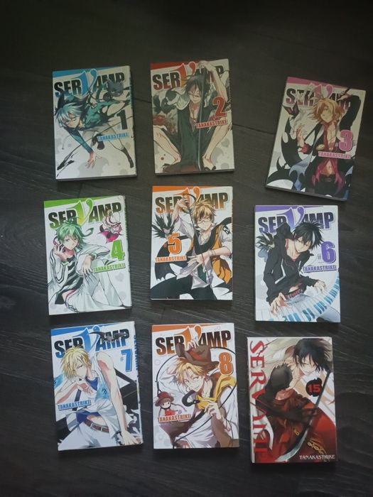 Mangi "Servamp" tomy 1-8, 15