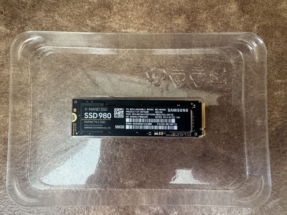 ЗОВСІМ НОВИЙ! ssd диск samsung 980 500gb m.2 ДЕШЕВШЕ НІЖ У МАГАЗИНАХ!!
