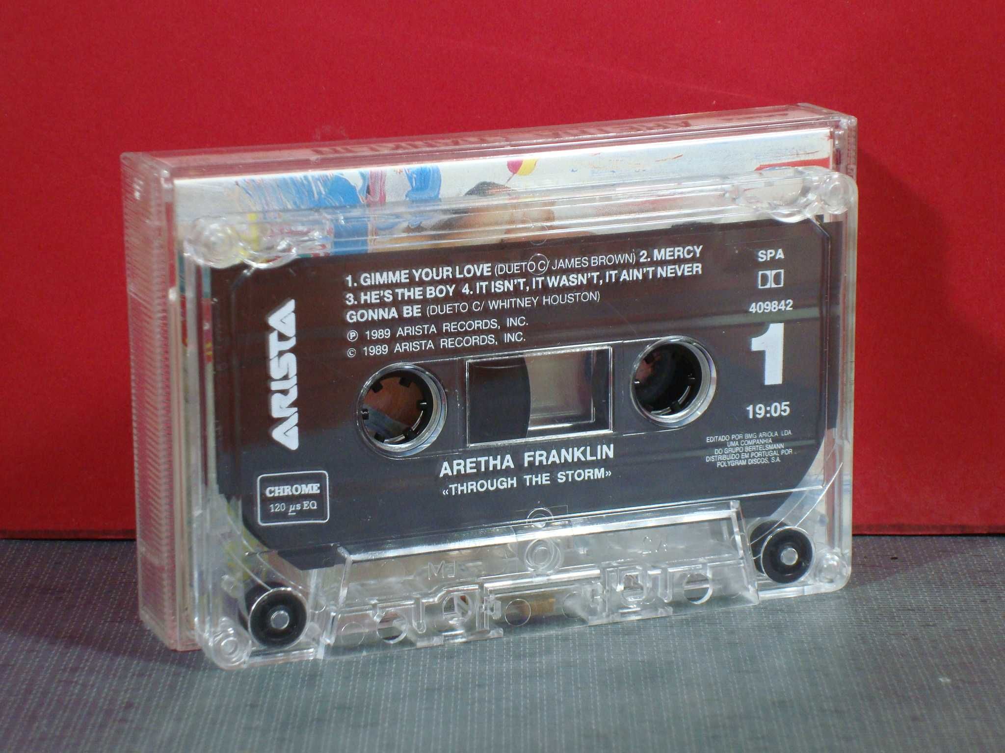 Aretha Franklin - Through The Storm / Cassete "Chrome Eq" / Near Mint