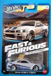 Hot Wheels Nissan SKYLINE GT-R R34 Fast & Furious