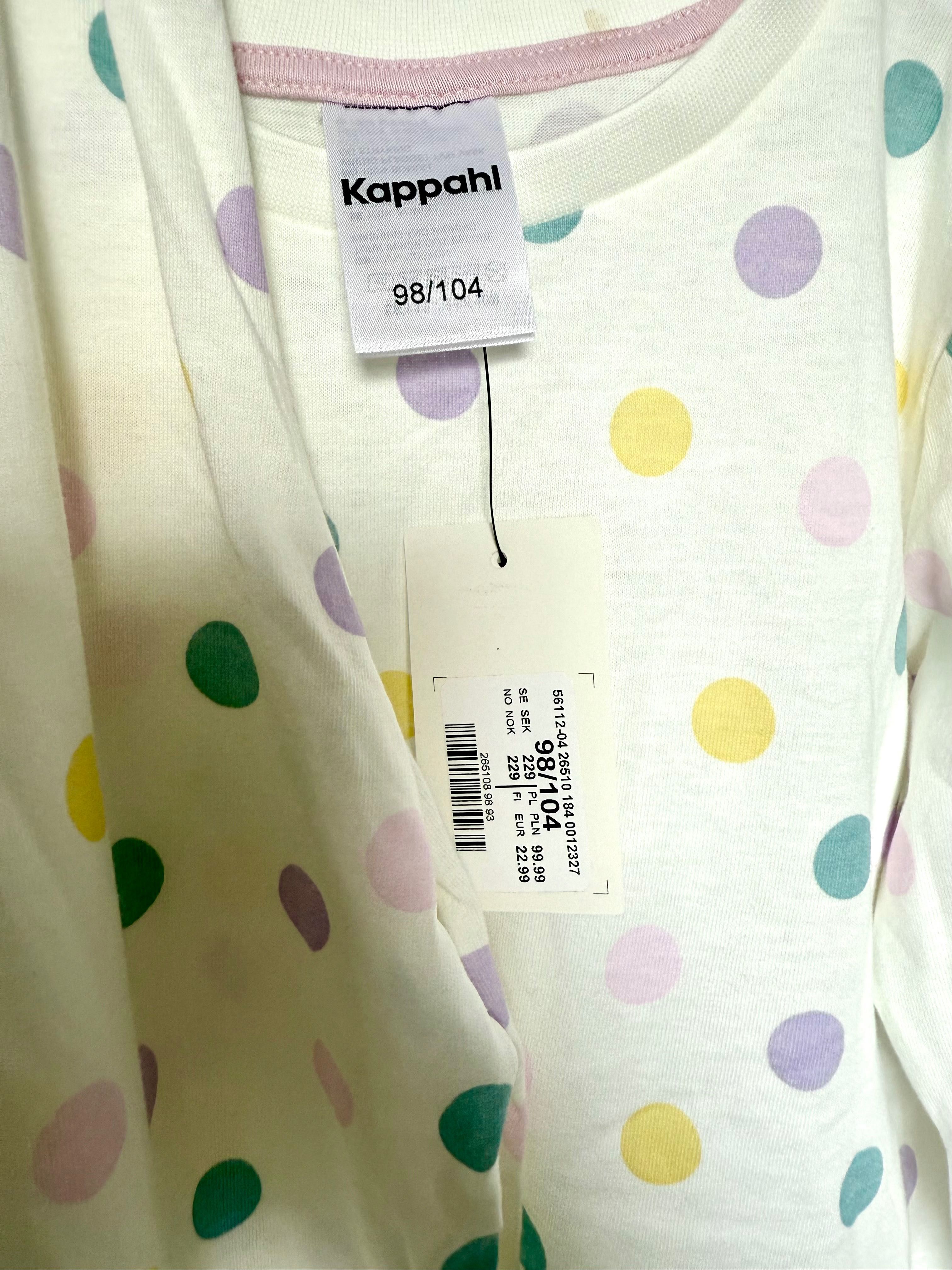 Komplet Kappahl 98/104 dla dziewczynki w kropki