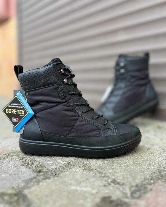 Зимові черевики ecco /данія/ з мембраною gore-tex