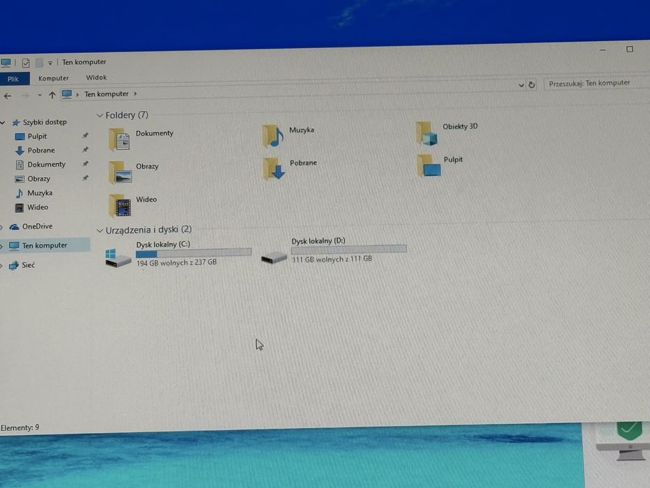 Mocny komputer gamingowy, 16GB, Ryzen 5, 2dyski SSD, RX 570