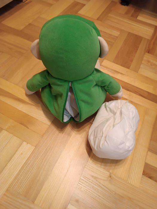 Maskotka pluszak Zielona Małpka poduszka