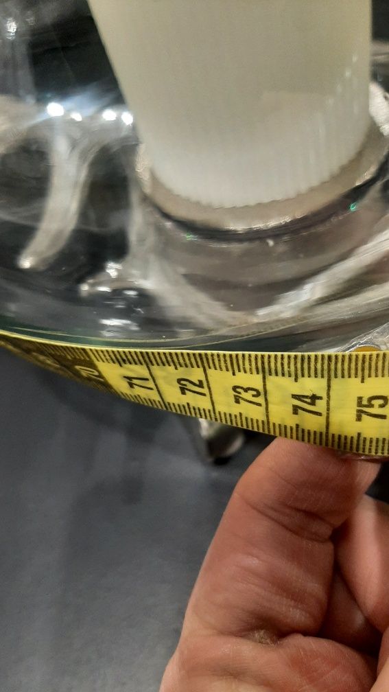 Swiecznik lampion XL poroże renifera szklo plus metal