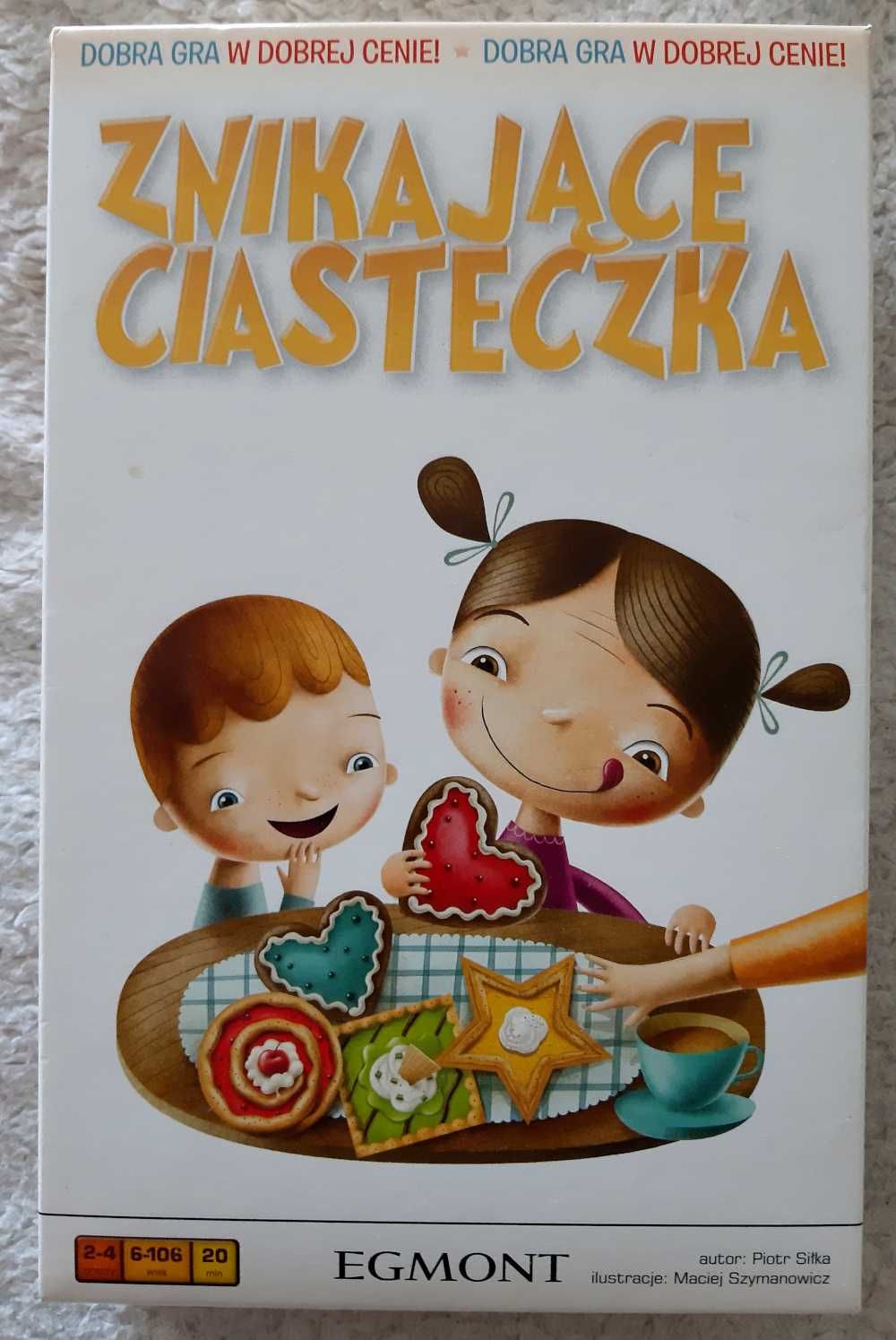 Egmont gra edukacyjna Znikające ciasteczka + Gratis Scratch Colouring