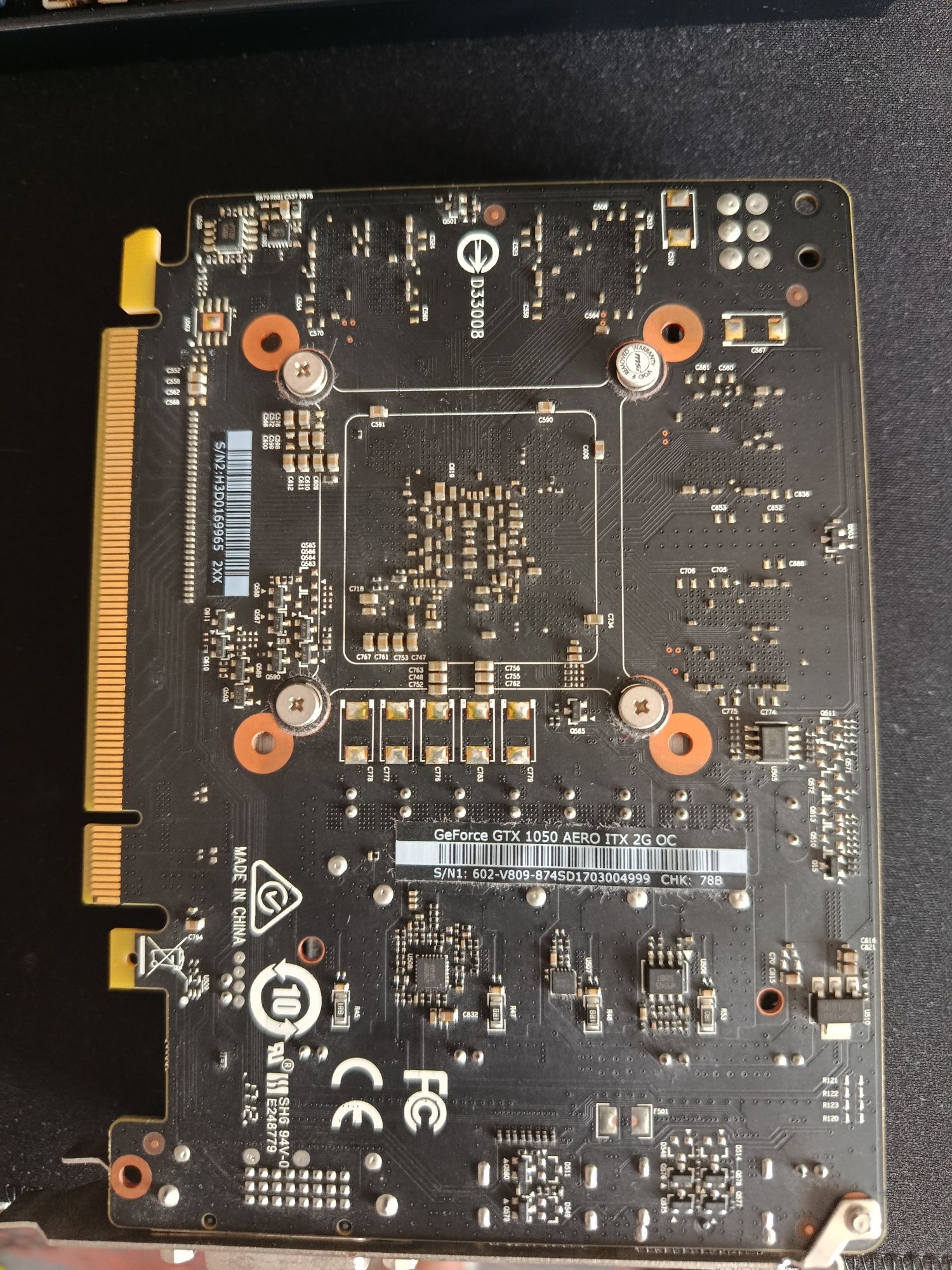 Placa gráfica NVidia GTX 1050 Msi 2gb