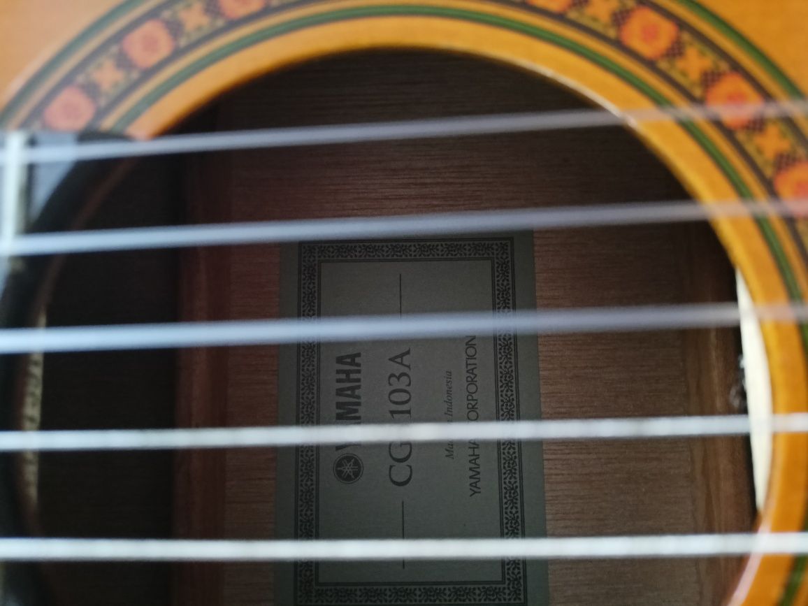 Gitara klasyczna Yamaha CGS 103A 3/4, stroik, pokrowiec