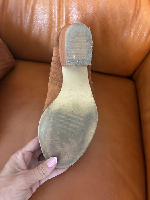 Steve Madden rude botki zamsz 8,5 39 25,5 cm