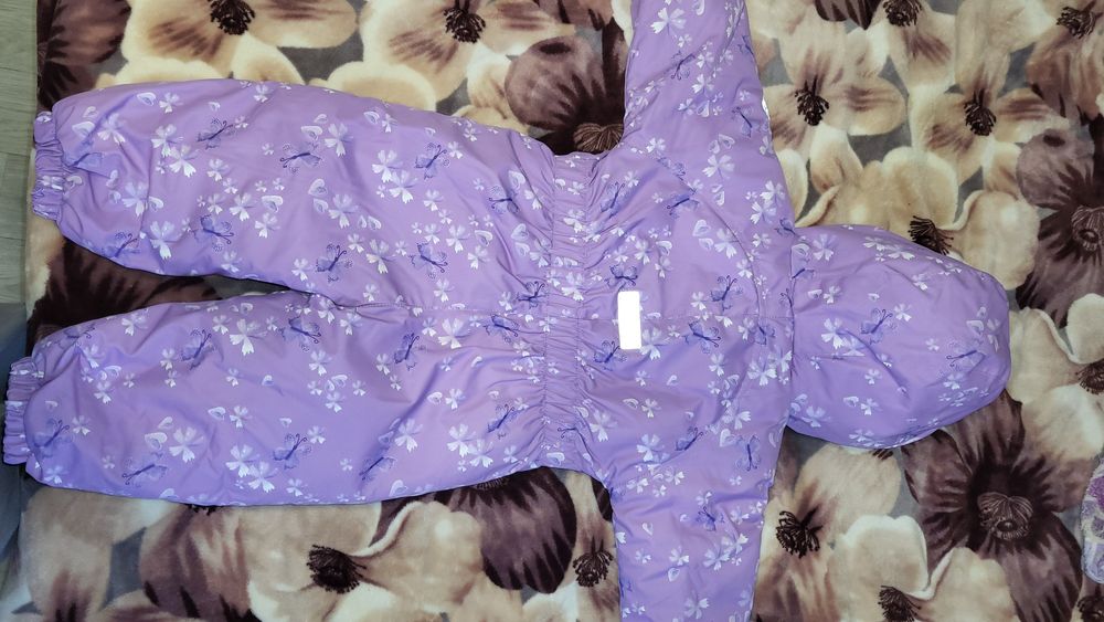 Зимовий комбінезон для дівчинки 86 р