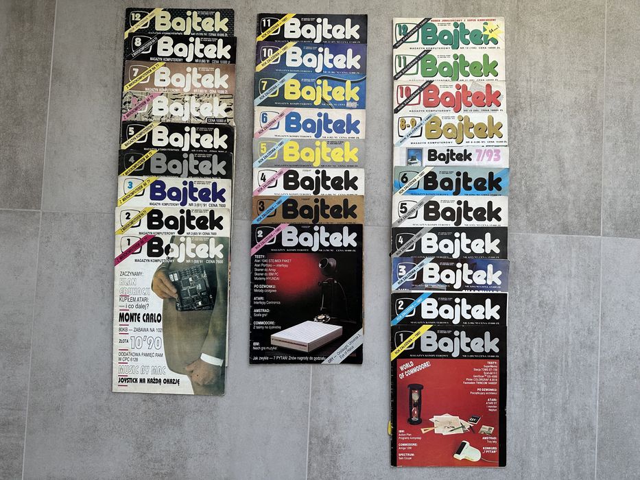 Czasopismo Bajtek - 68 egzemplarzy