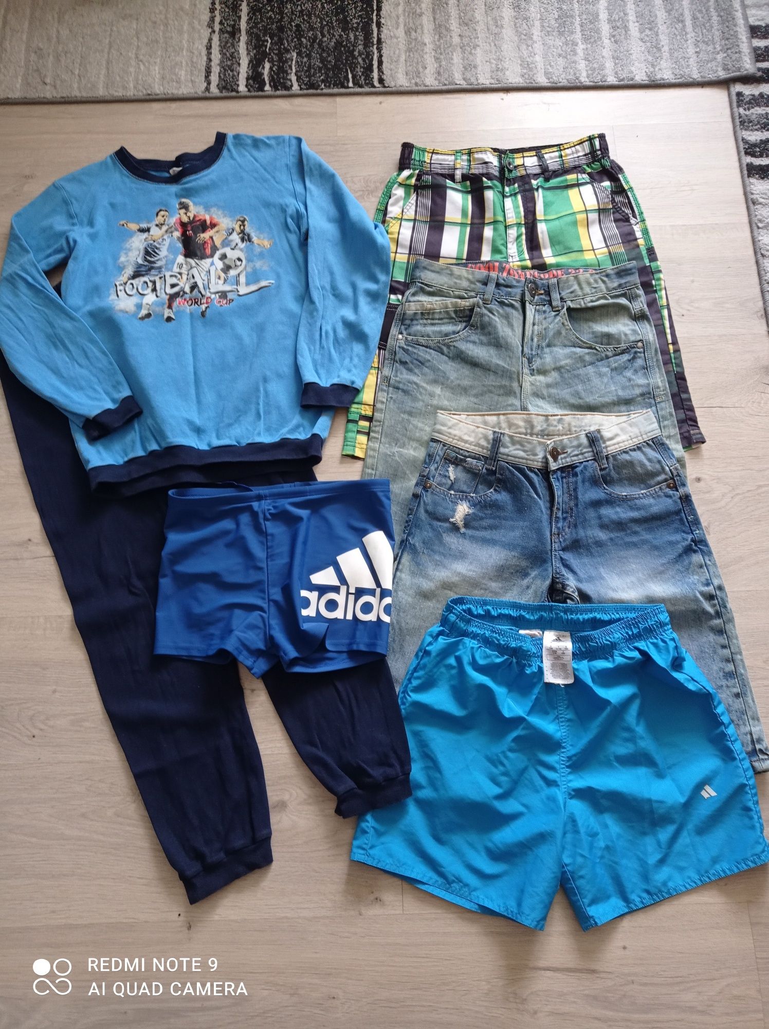 Mega paka zestaw 30 szt, dla chłopca 152/158 paczka spodnie bluzy