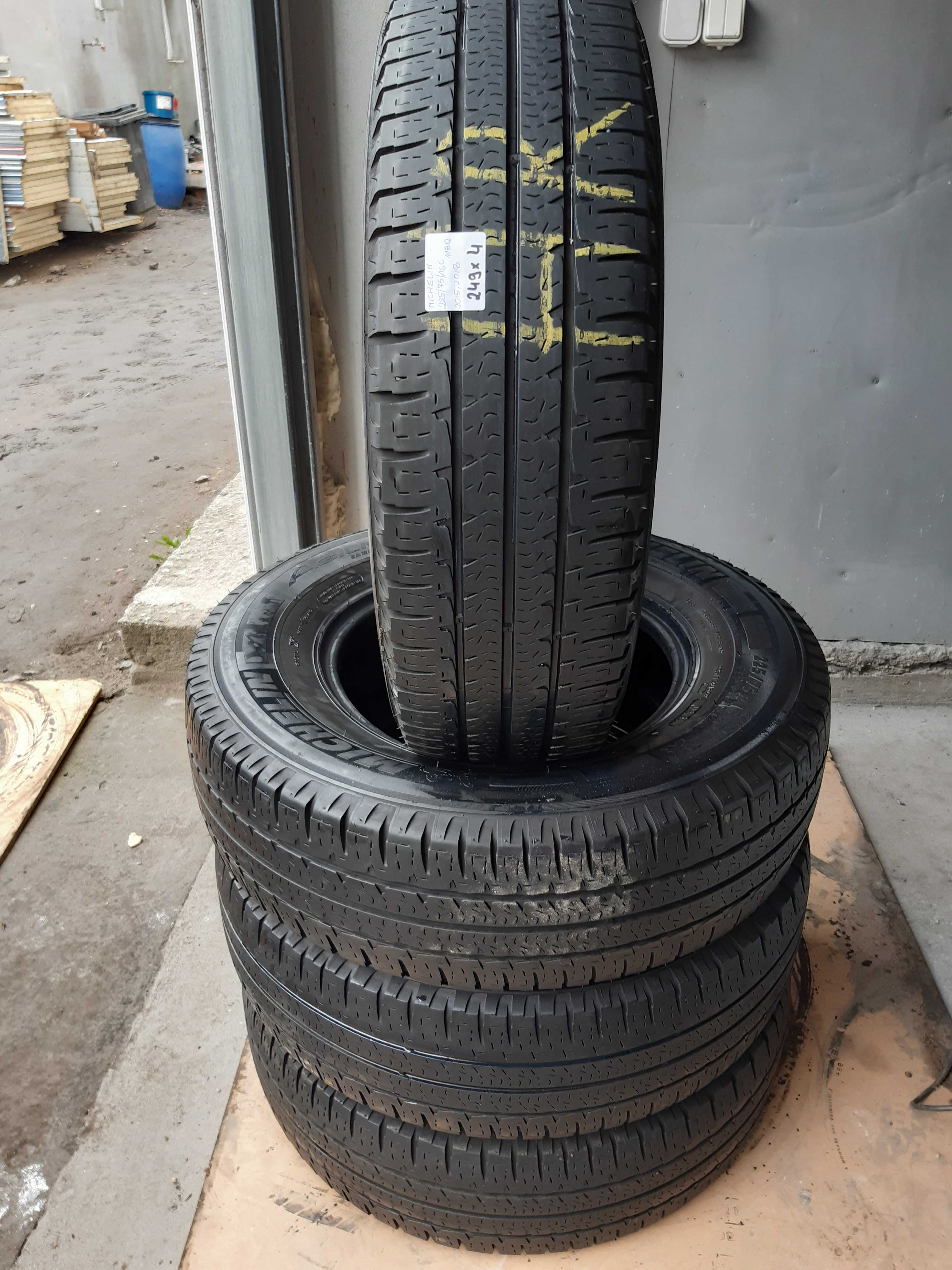 249. MICHELIN 225/75/16C opony letnie