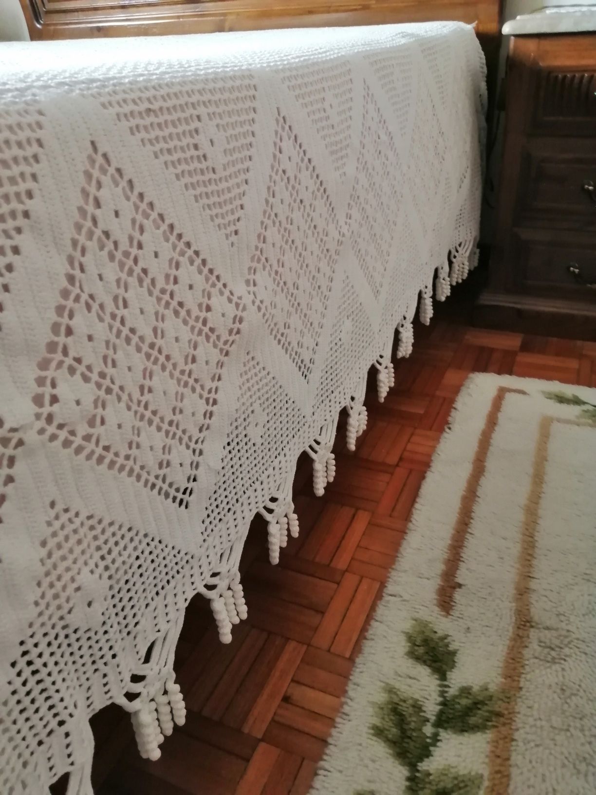 Colcha antiga em crochet