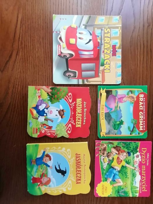 książki dla dzieci 5szt
