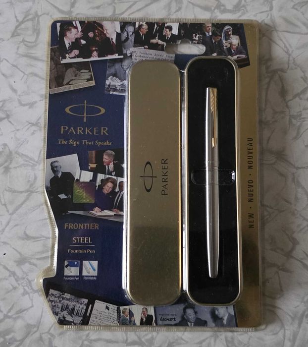 Ручка Parker Frontier steel fountain pen Нова