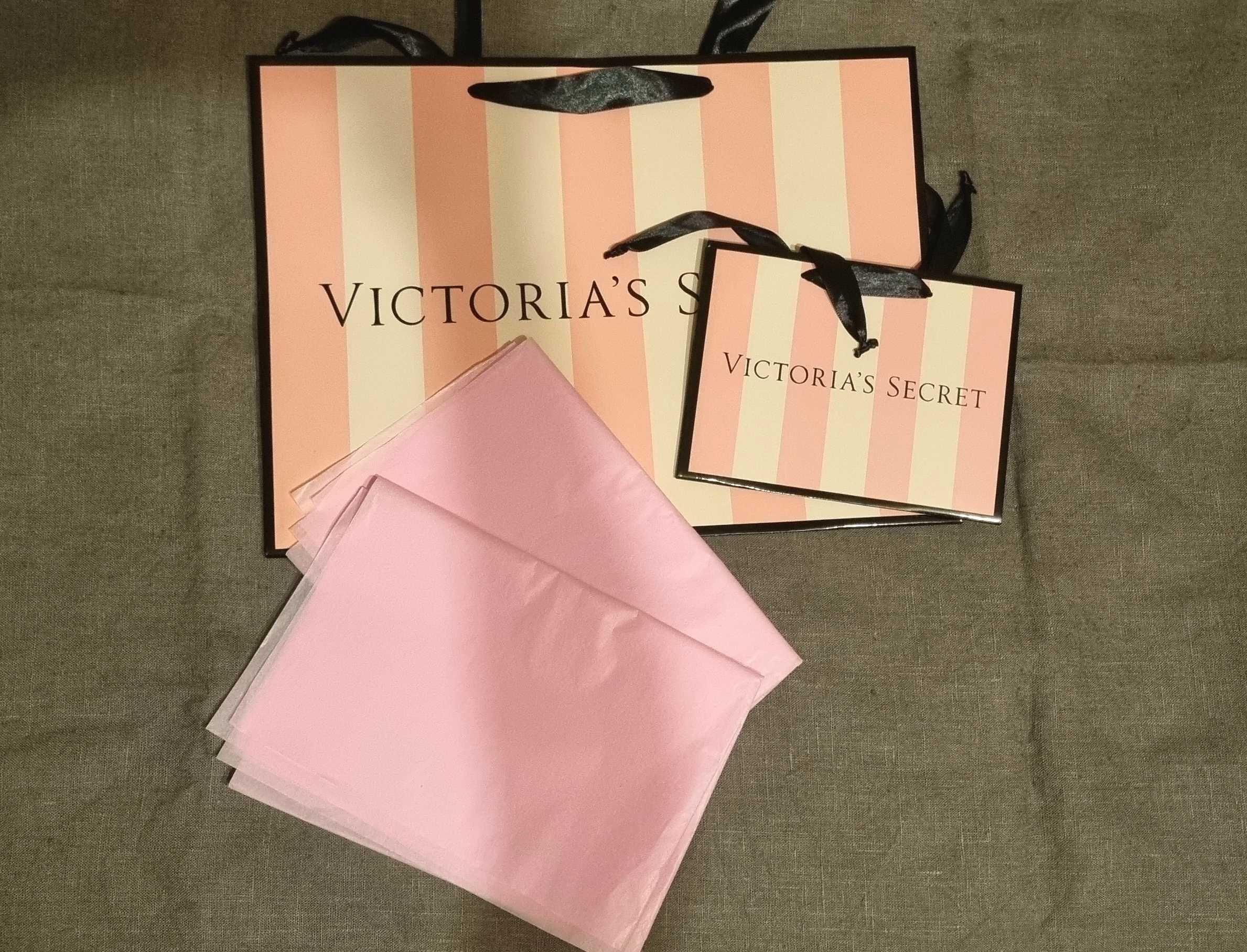 torebki victoria's secret rozmiar s i XL z  papirem 2 szt.