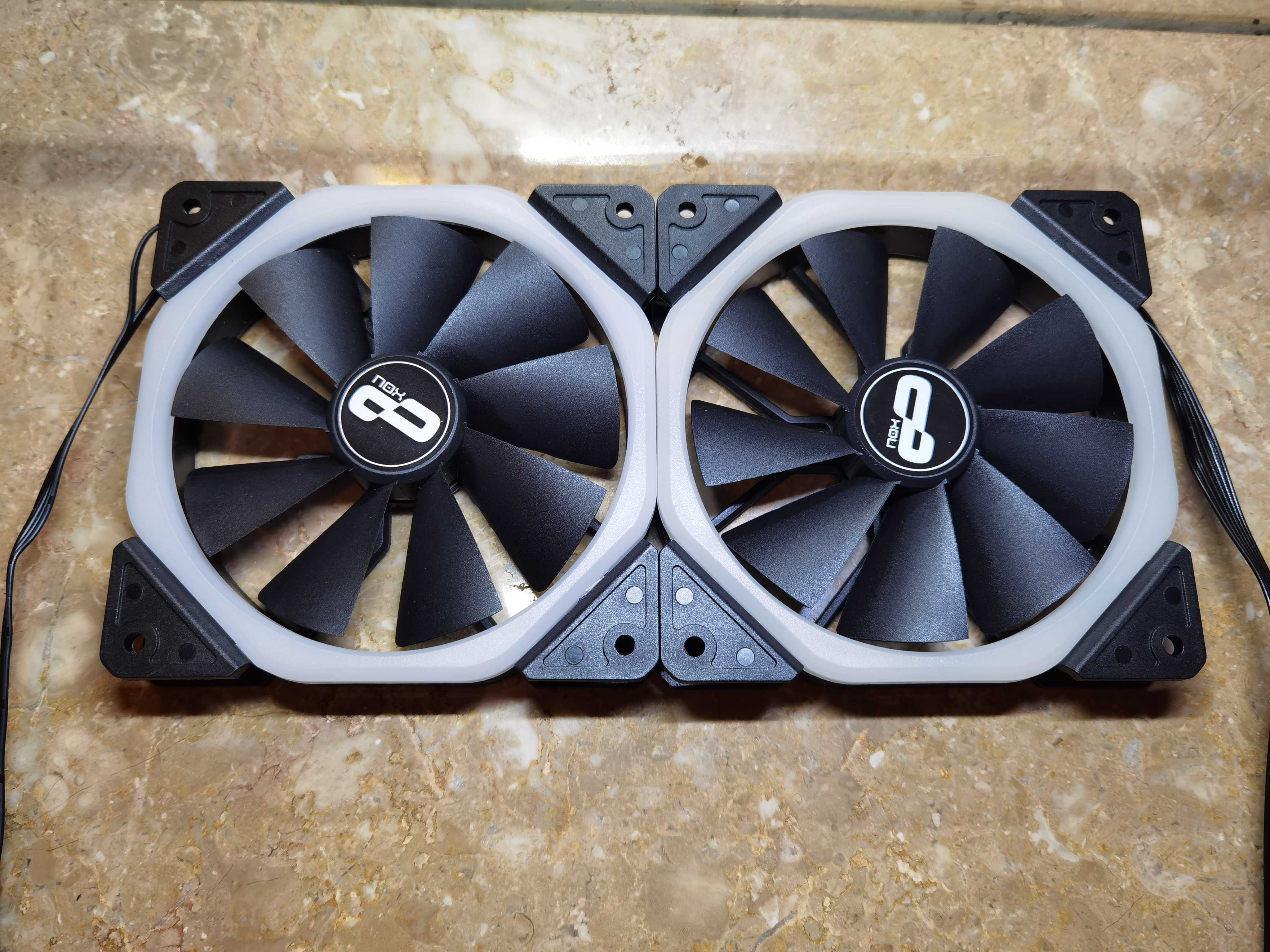 2x Ventoinha NOX 120mm RGB