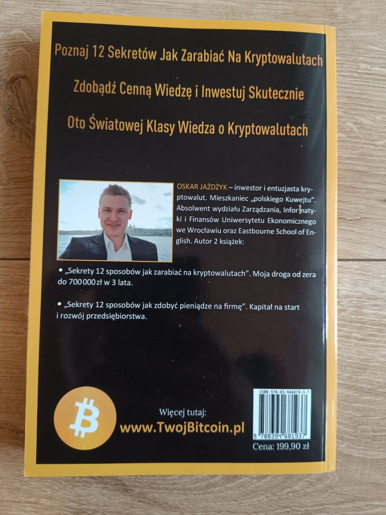 Sekrety 12 sposobów jak zarabiać na kryptowalutach - z autografem!