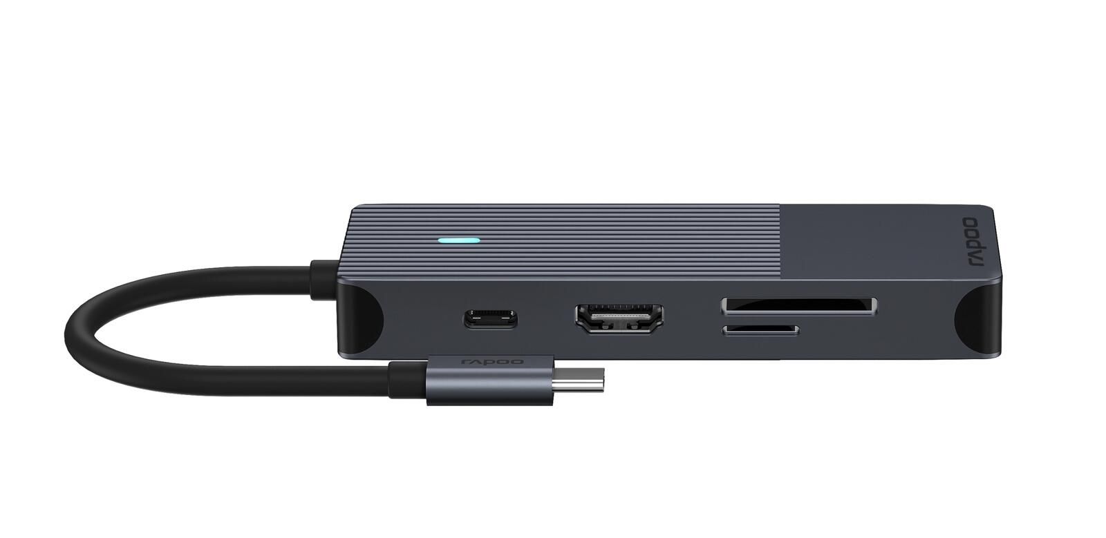 RAPOO Multiport Adapter USB C 8w1