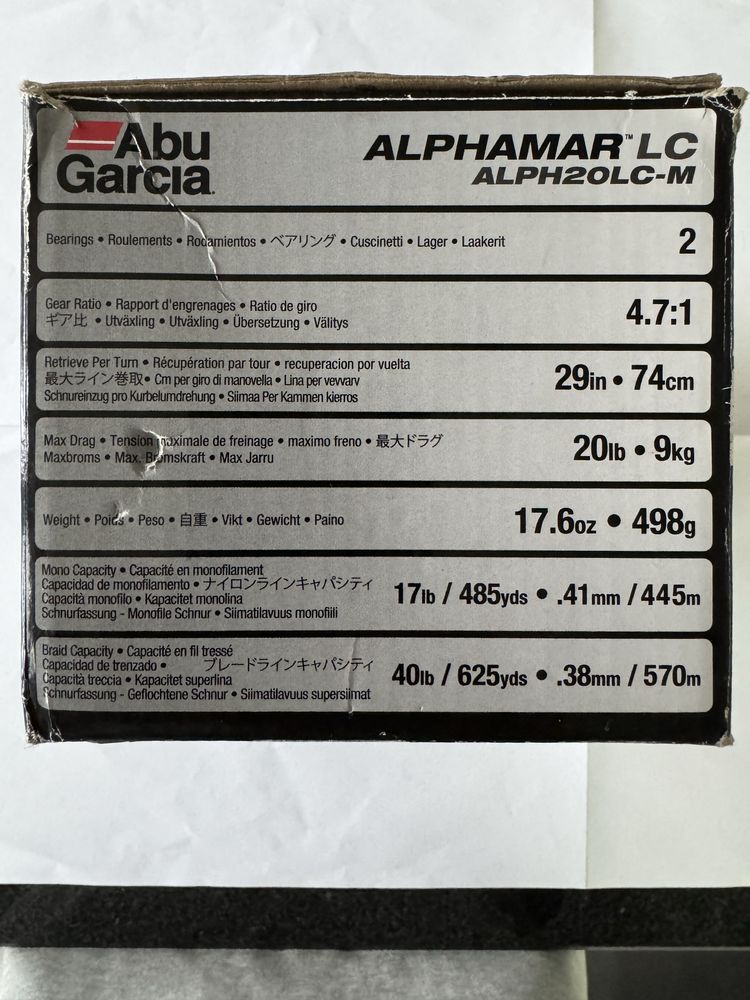 Multiplicator Abu Garcia Alphamar LC