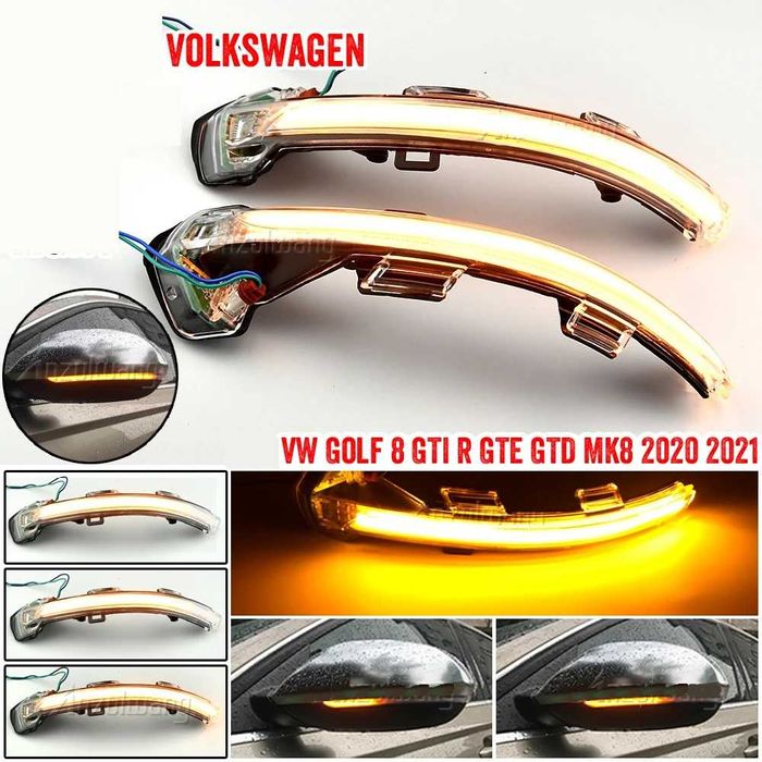 LED поворотники  Volkswagen Golf Jetta Passat Sharan, Skoda Superb