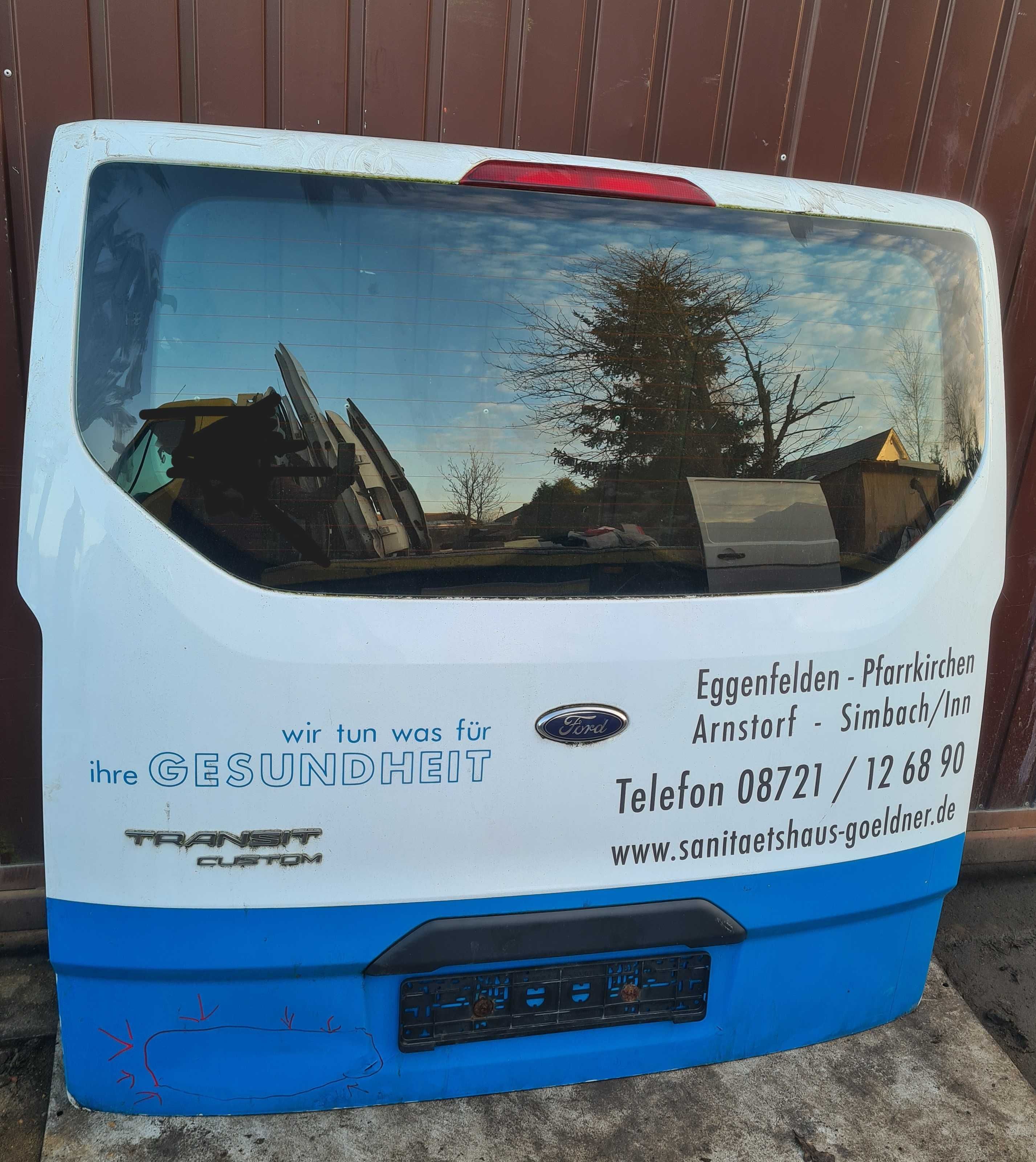 Ford Transit Custom klapa bagażnika tył klapa tylna Custom