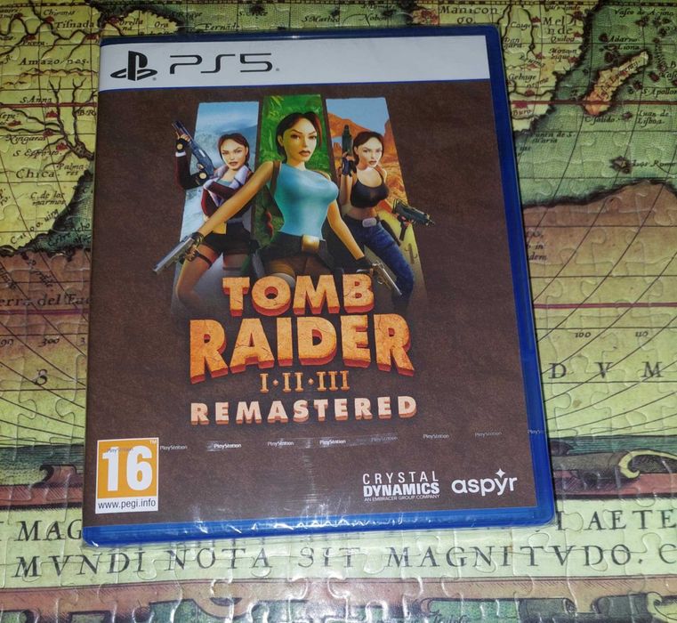 (Ps5)Tomb Raider Remastered I-II-III  Novo