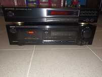 Deck de cassetes e leitor radio. Vendo/troco