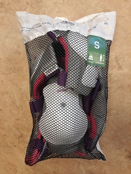 Conjunto de protetores de patins tamanho S