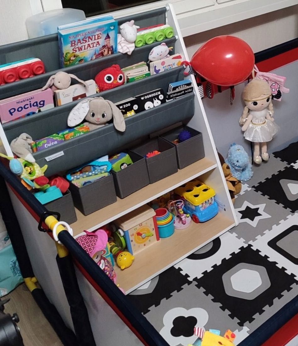 Regał dziecięcy na zabawki i książki do pokoju dziecka NOWY Producent