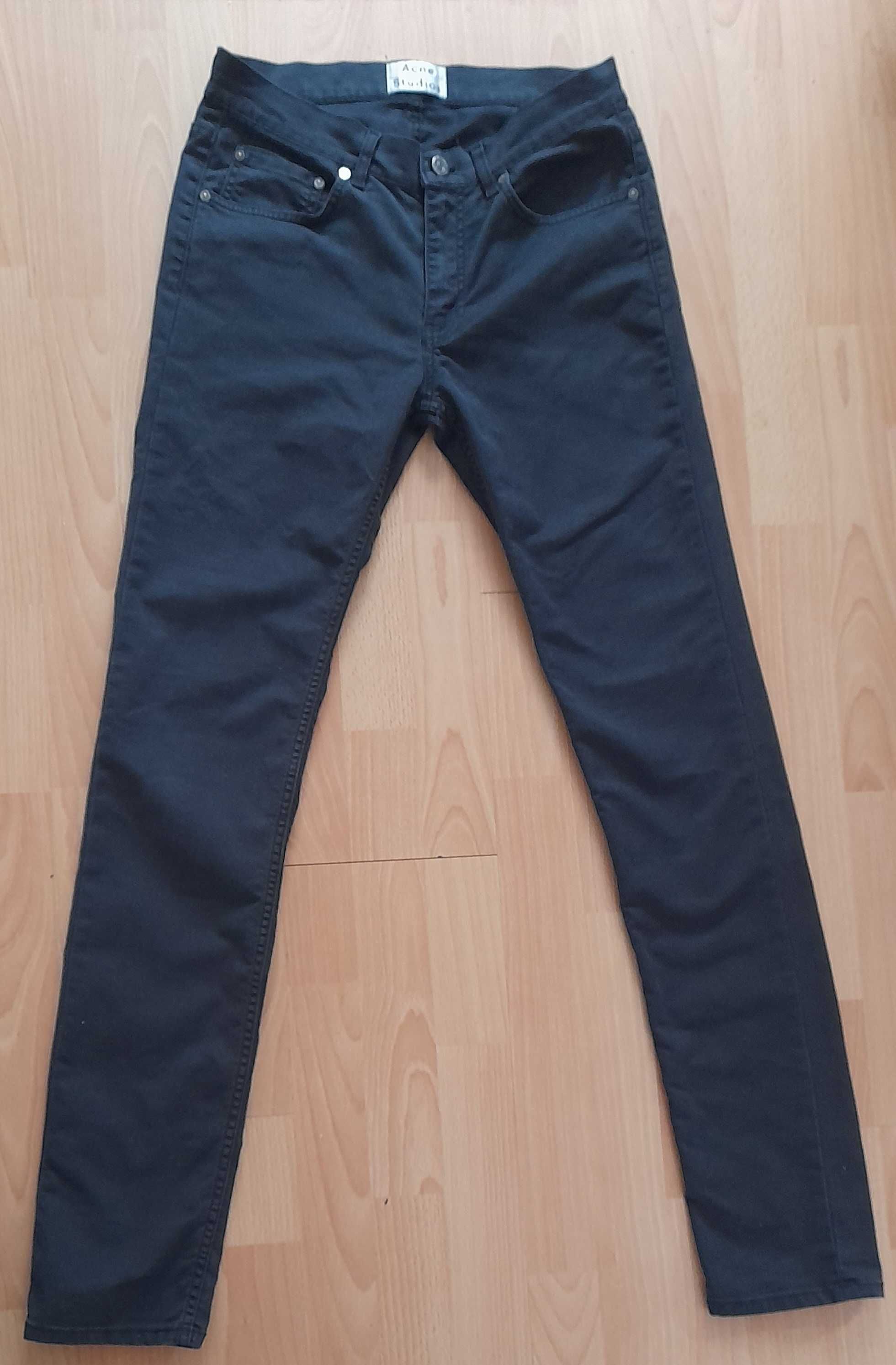 Spodnie Jeans Acne Studios Ace Ups Black roz. W32L34