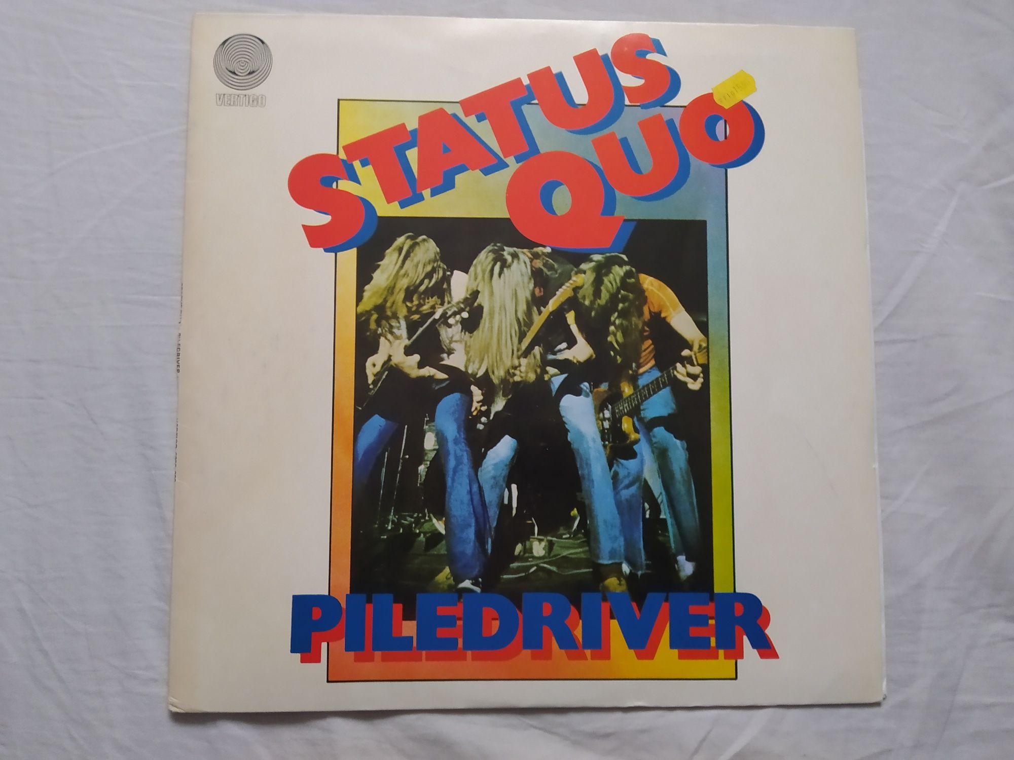 Status Quo – Piledriver Vinyl 1973 pres Israel
