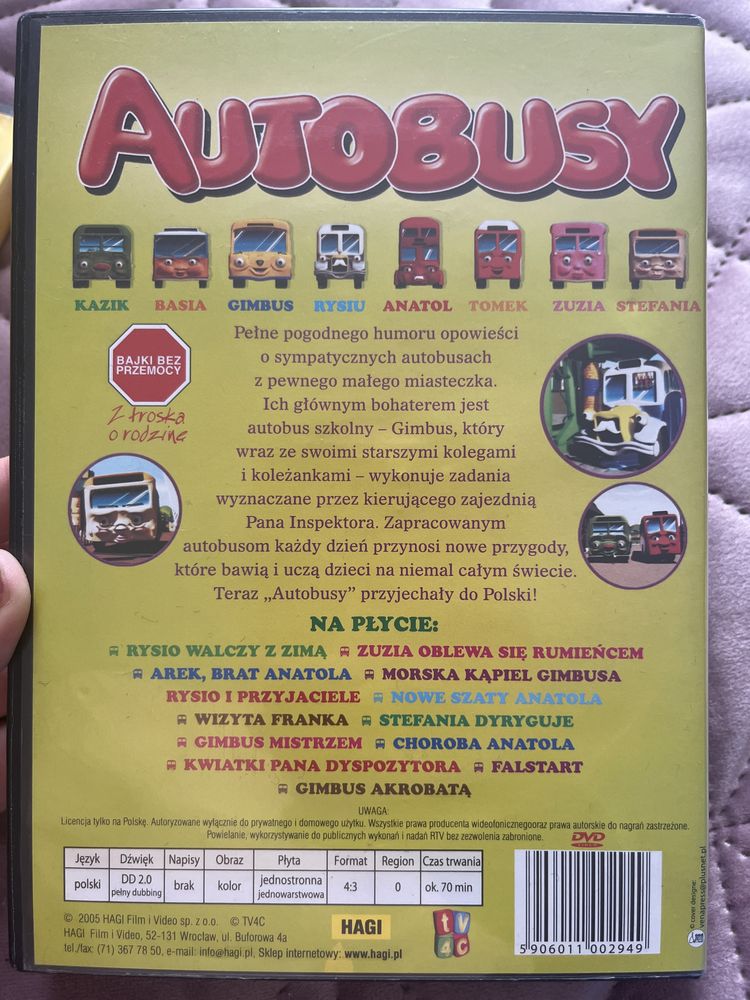 Autobusy - bajka 2x DVD