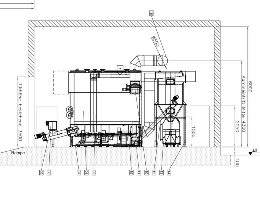 Piec na Trociny Zrębke Pellet Wióra i inne Biopaliwa BINDER 1650kw