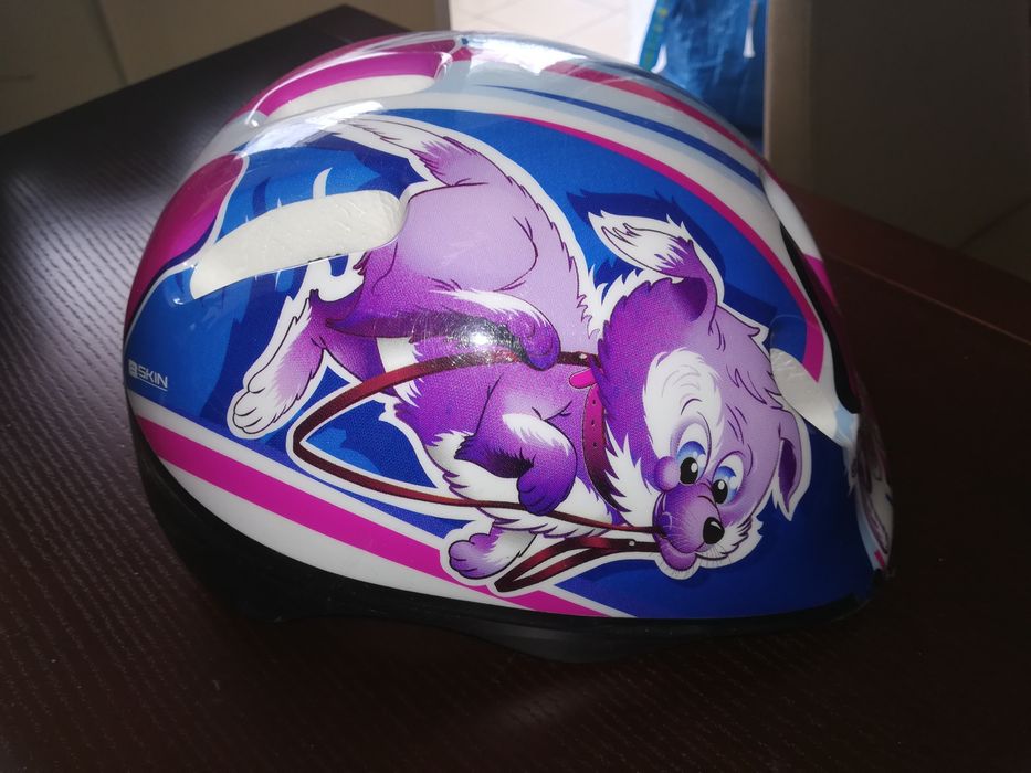 Kask rowerowy, hulajnoga, rolki XS