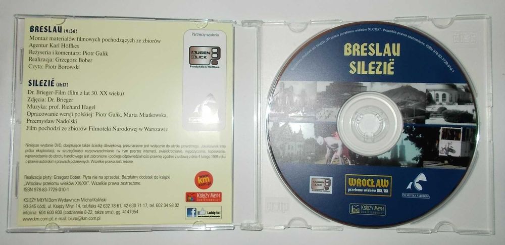 Film DVD - Wrocław / Breslau - przełomu wieków XIX/XX