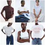 H&M базові футболки різні, майки XS, S, M, L Zara лонгслів