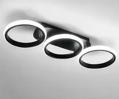 Nowa Lampa Sufitowa LED + Pilot + Wifi 3-Barwy Aplikacja 50cm+