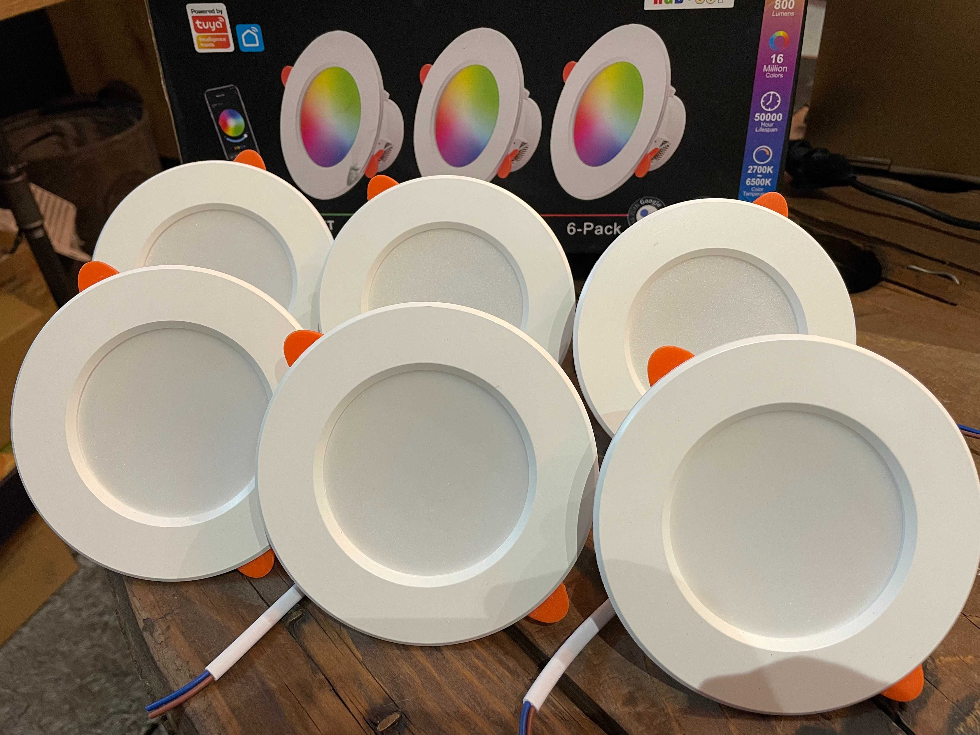 Oprawka ze światłem LED RGB CCT 6pack  bluetooth SMART LIGHT