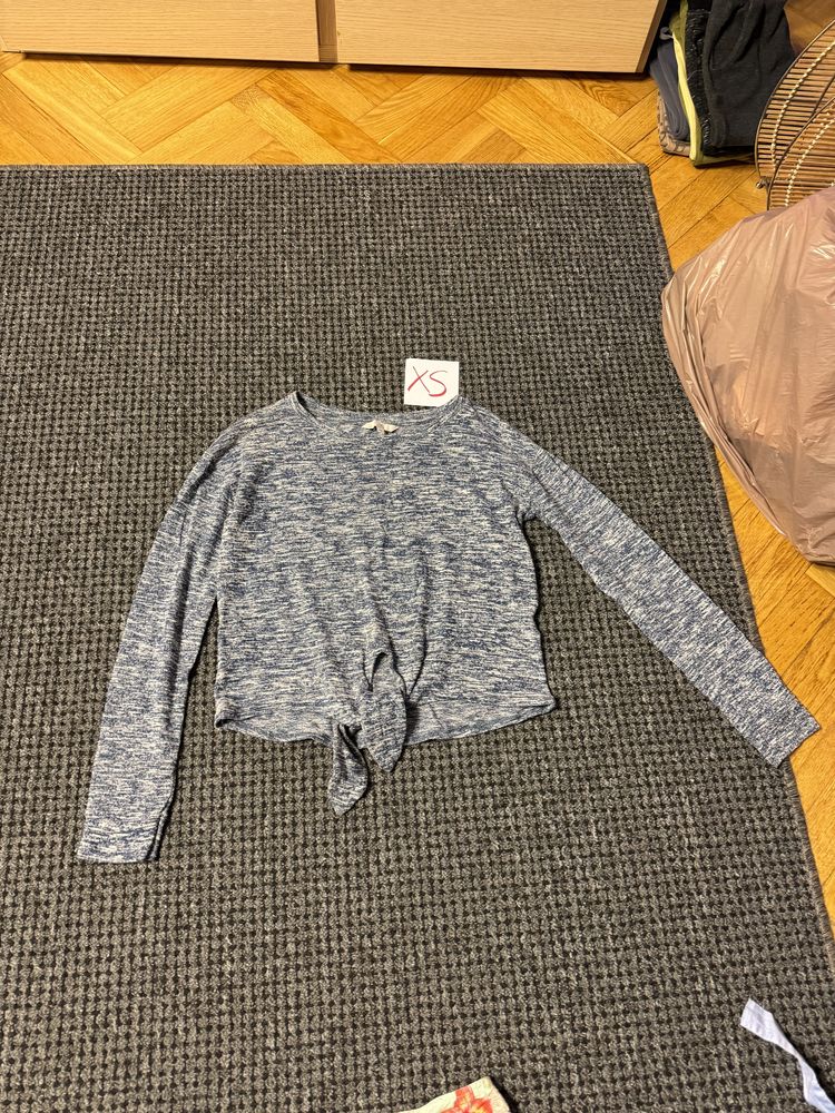 Sweter niebieski melanz c&a xs