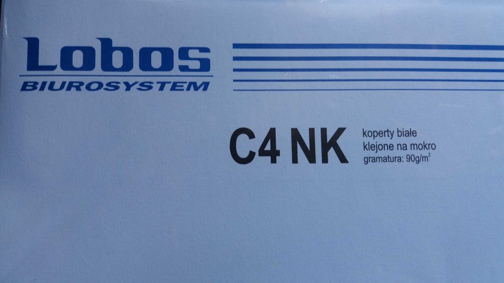 Koperty C4 NK białe 229x324mm 50 szt.